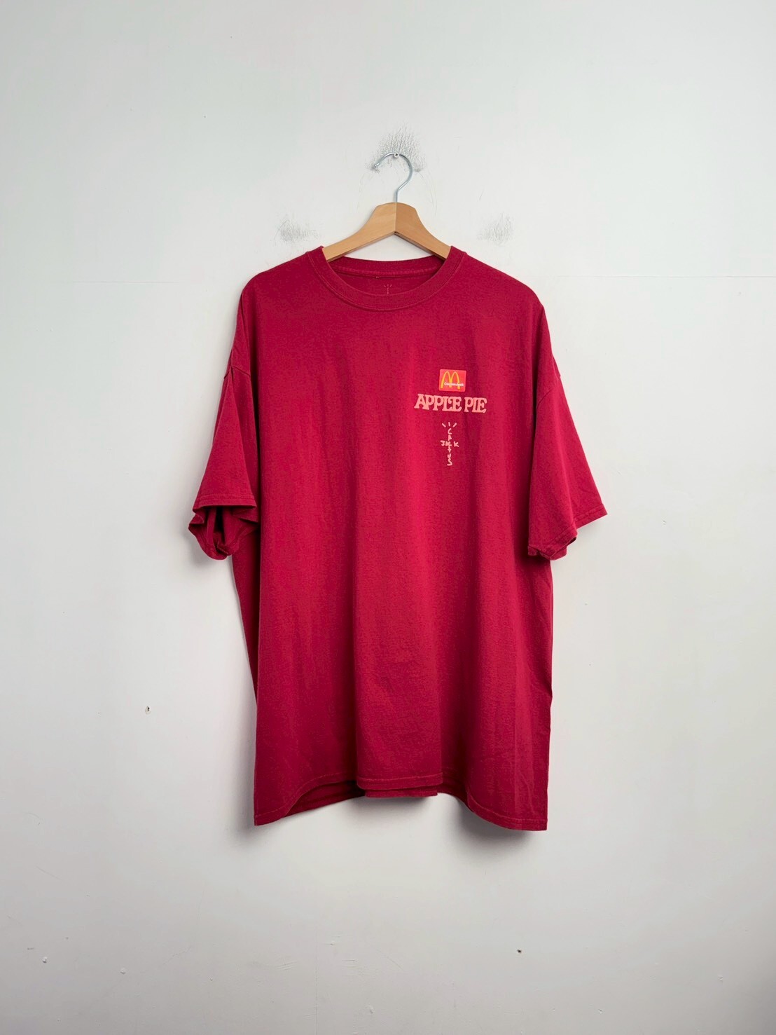 Travis Scott x McDonald's Apple Pie T-shirt SIZE XL