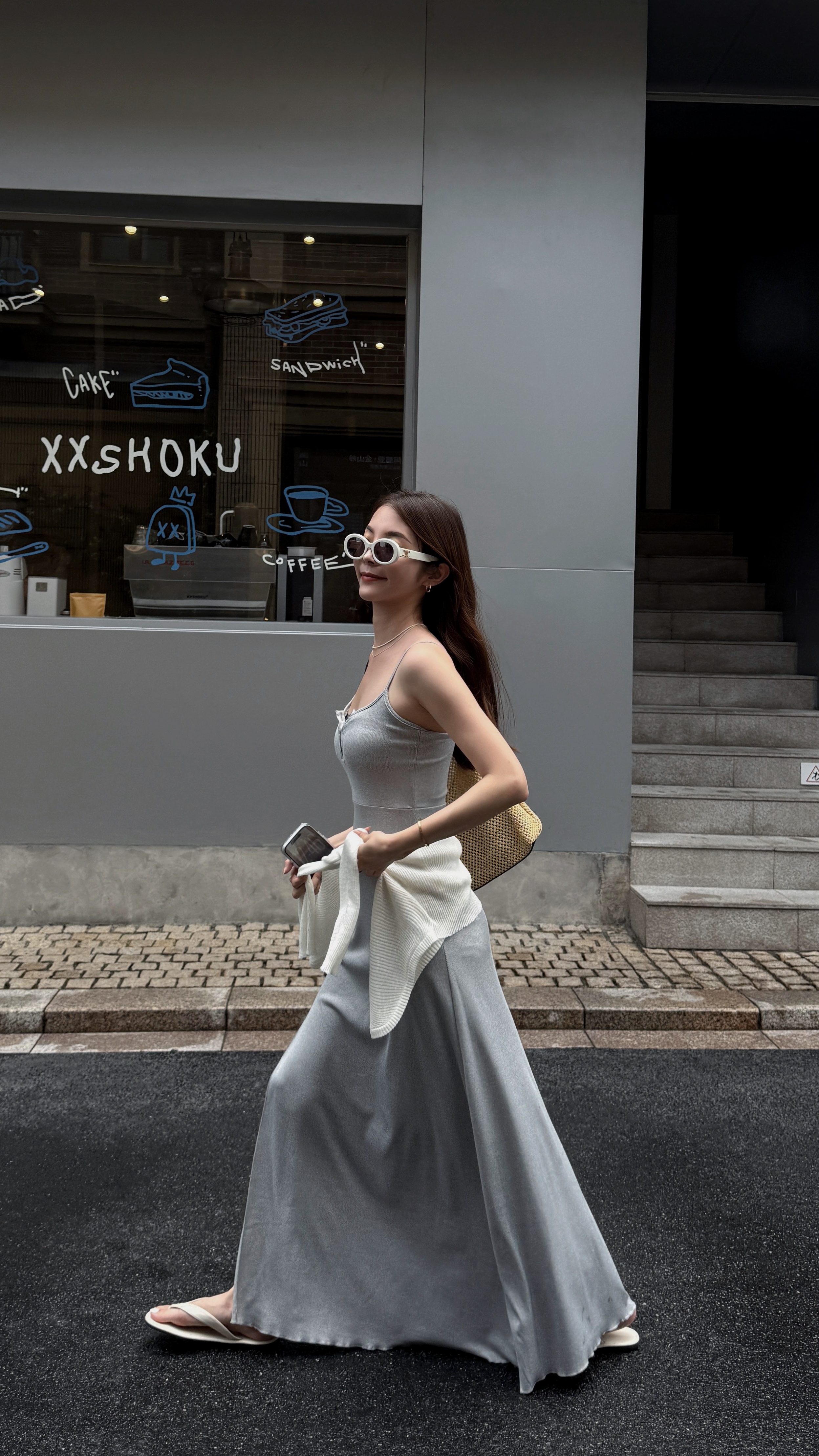 海島時光細肩吊帶側開岔bra dress ( 3 colors )