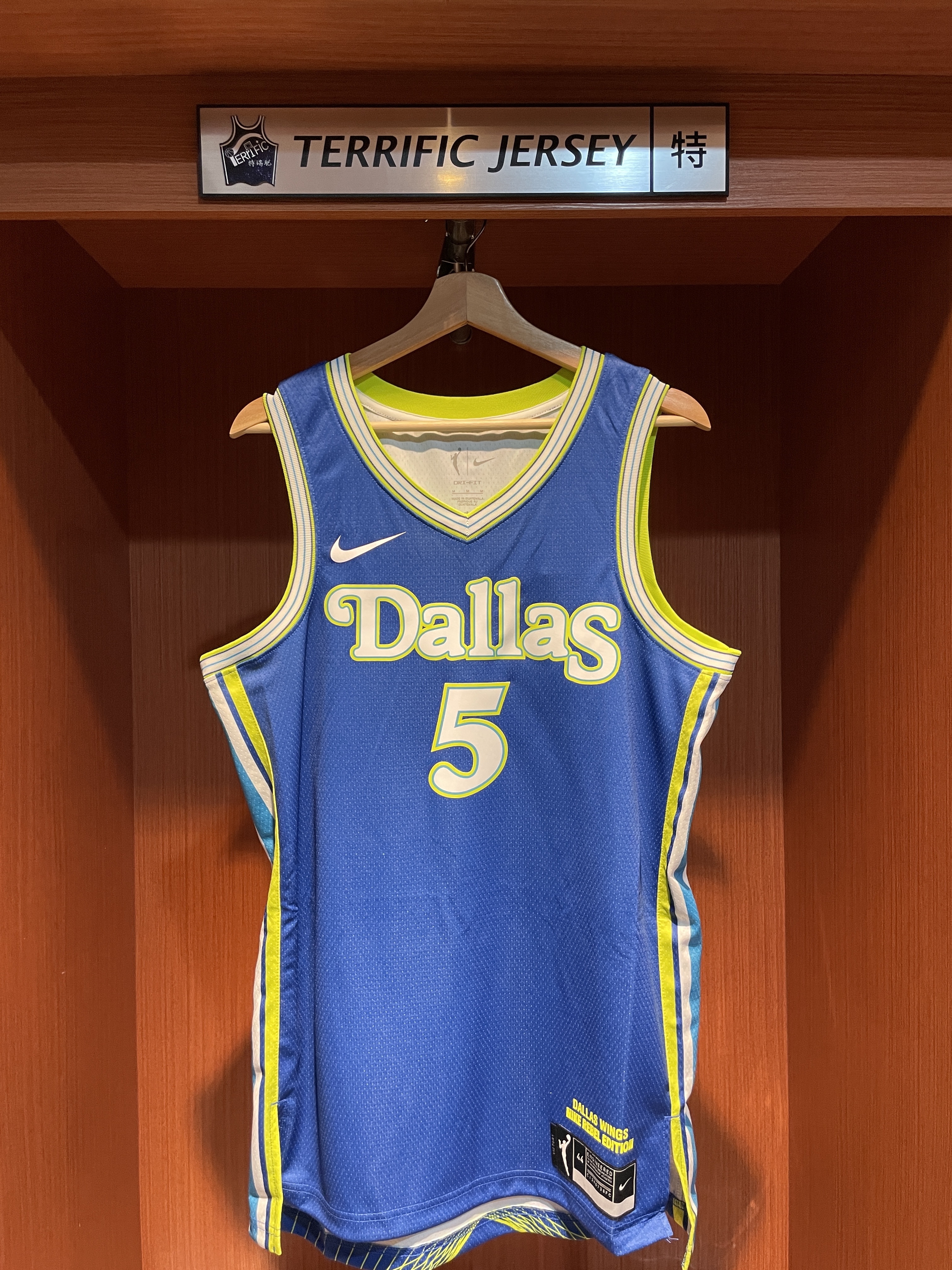 WNBA球衣 Paige Bueckers 達拉斯飛馬藍 Rebel Nike Swingman 球迷版 熱轉印 全新