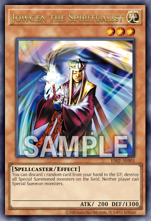 ES02-AE001 (UR/UTR)Jowgen the Spiritualist(升靈術師 奘玄)