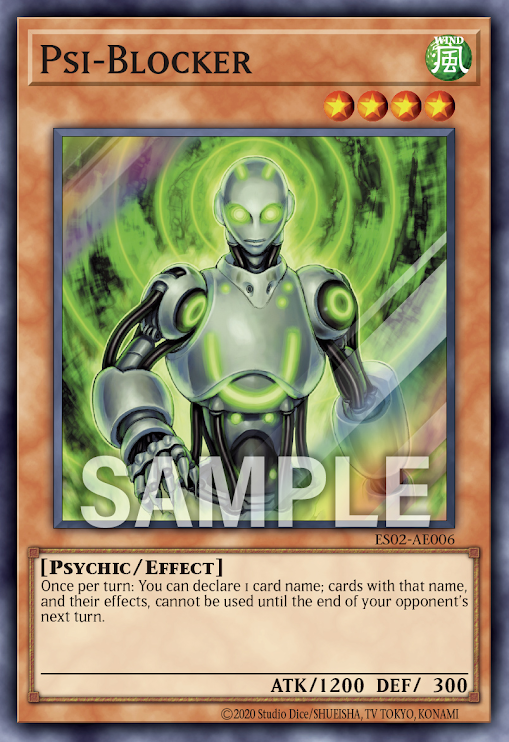 ES02-AE006 (SR/UTR)Psi-Blocker(念力阻擋者)