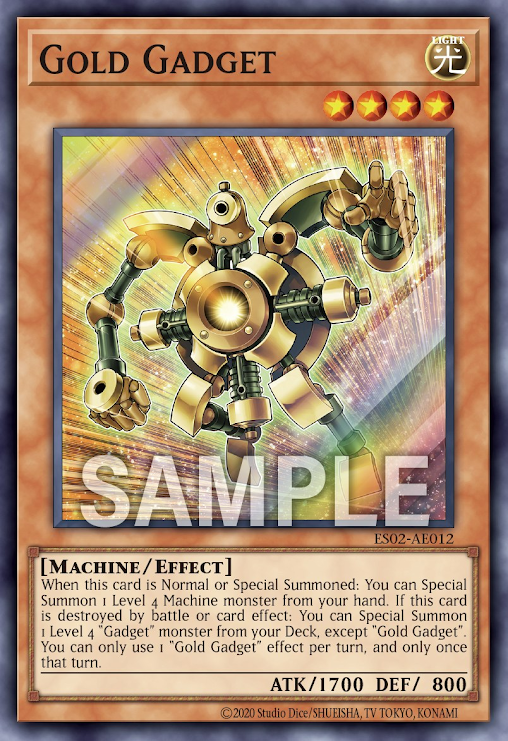 ES02-AE012 (SR)Golden Gadget(金色齒輪)