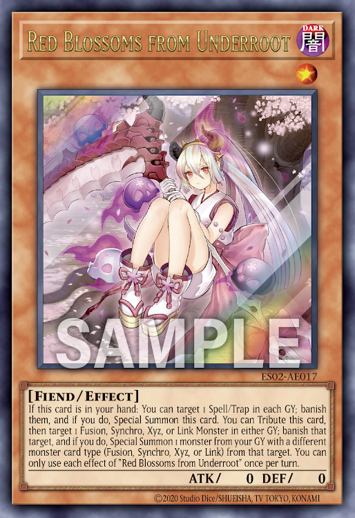 ES02-AE017 (UR/UTR)Red Blossoms from Underroot(幽世之血櫻)