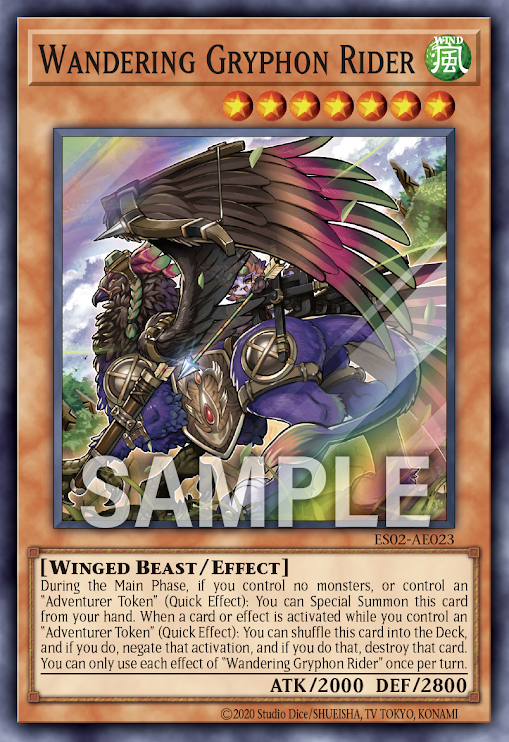 ES02-AE023 (SR)Wandering Gryphon Rider(流離的獅鷲騎手)