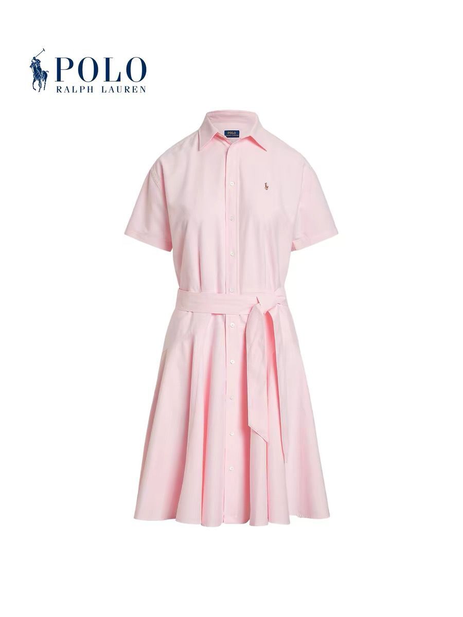 Polo Ralph Lauren刺繡襯衫裙