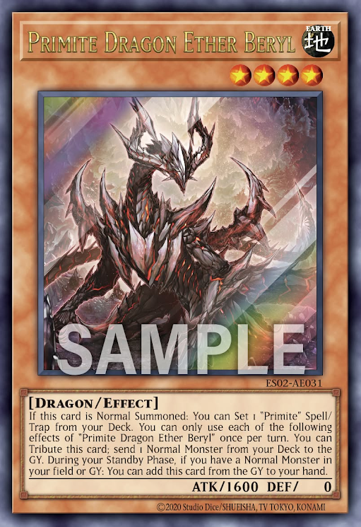 ES02-AE031 (UR)Primite Dragon Ether Beryl(原石龍 異綠柱)
