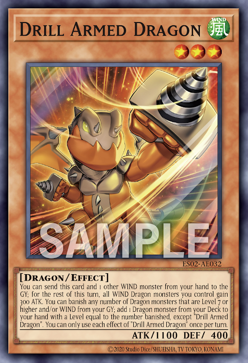 ES02-AE032 (SR)Drill Armed Dragon(鑽頭武裝龍)