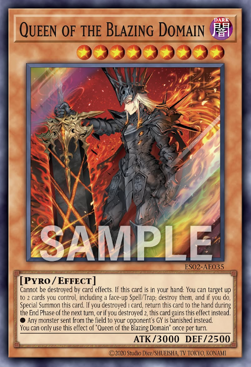 ES02-AE035 (SR)Queen of the Blazing Domain(陽炎殿的君主)