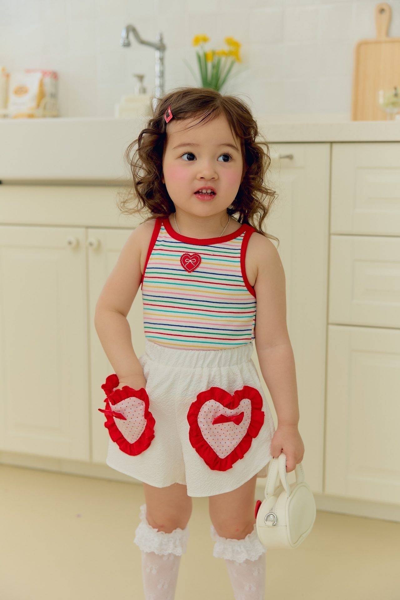 Sera Heart Pocket Shorts