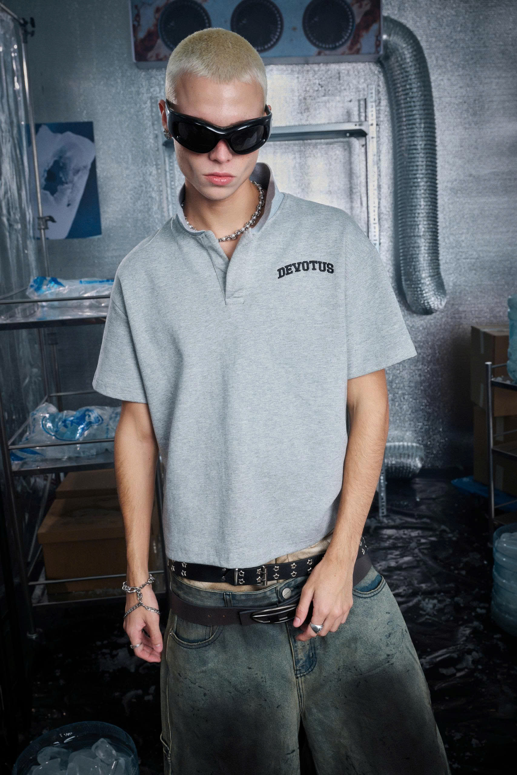（現貨）越南品牌 DEVOTUS EMBER CODE 短寬 Boxy polo衫 DEVOTUS10