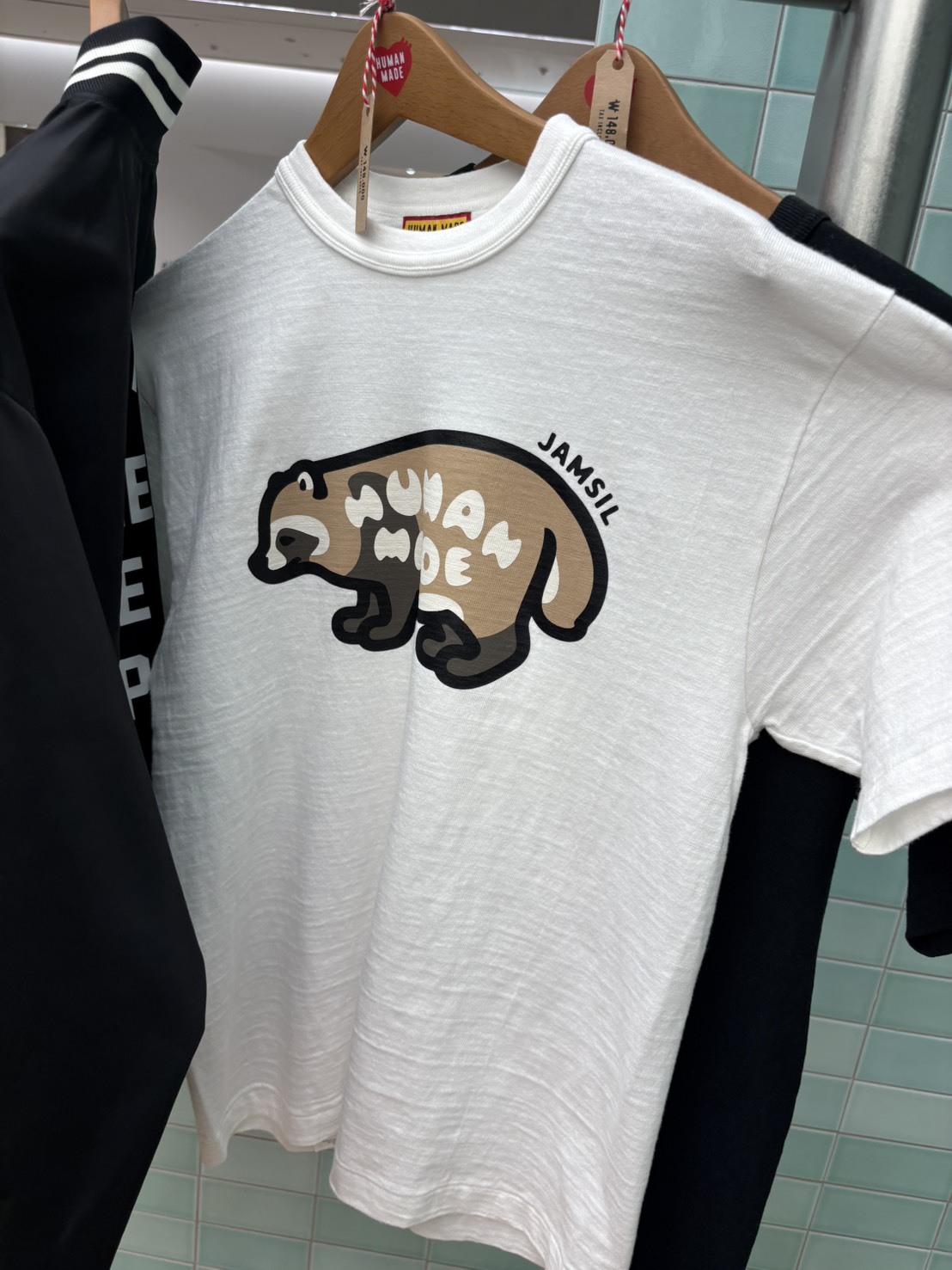 預購┃日本製 HUMAN MADE ANIMAL GRAPHIC T-SHIRT JAMSIL 狸貓 短袖 T恤 蠶室限定