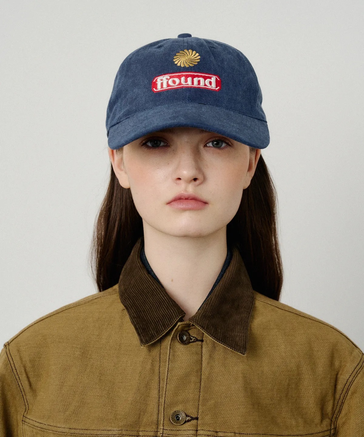 HUMAN & CAT FFOUND3 STONE WASHED BALL CAP