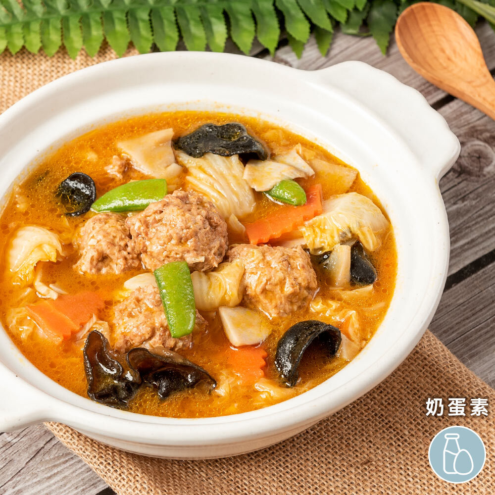 祥和蔬食-蟹黃獅子頭500g(奶蛋素)