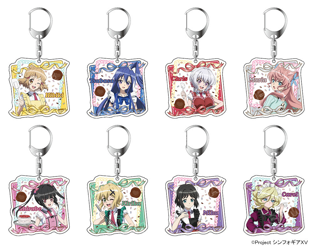「ACG.GO」「預購」KADOKAWA《戰姬絕唱 SYMPHOGEAR XV》Pop Up Shop 壓克力鑰匙圈 (整袋8入)