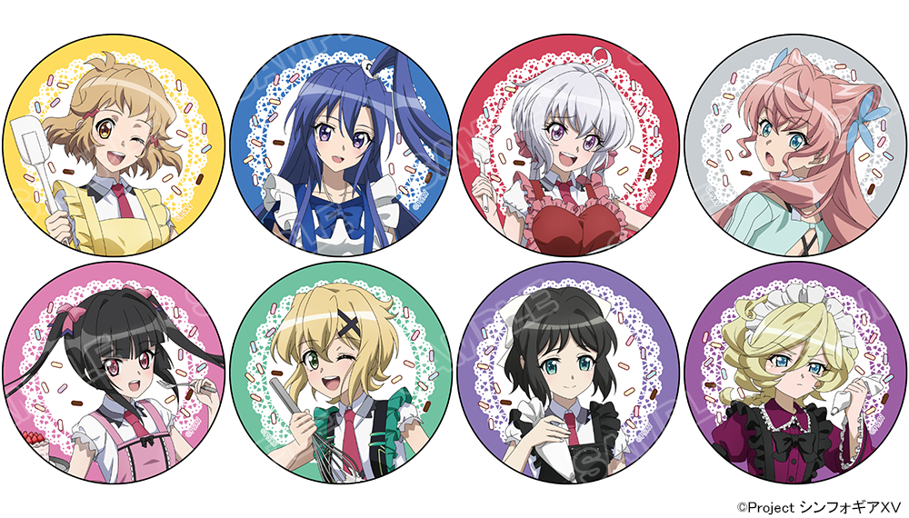 「ACG.GO」「預購」KADOKAWA《戰姬絕唱 SYMPHOGEAR XV》Pop Up Shop 收藏襟章 (整袋8入)