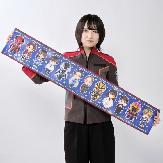 252747 Pbandai 預訂 2026/7月 超宇宙刑事ギャバン インフィニティ　デフォルメ　マフラータオル（ギャバン・ライヤ）