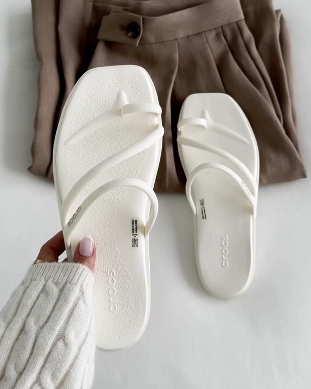 CROCS MIAMI TOE LOOP SANDAL 邁阿密 拖鞋 夾腳拖 指環涼鞋 防水 女鞋 209862 / 預購