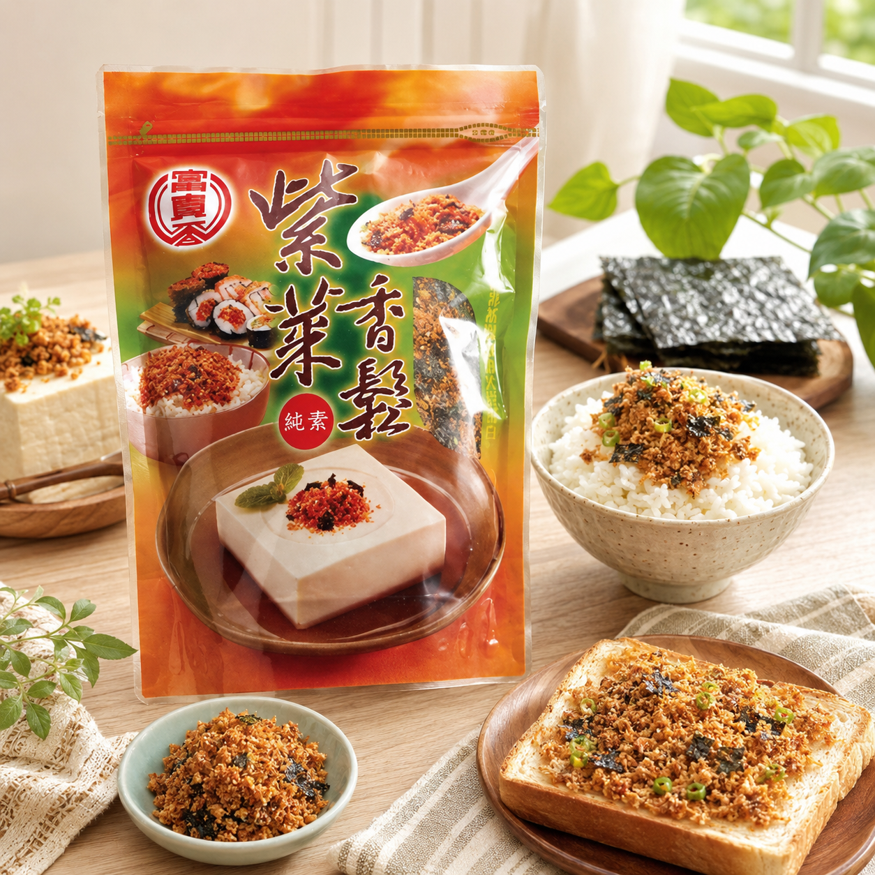 富貴香-紫菜香鬆(純素)
