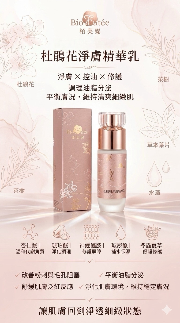 杜鵑花淨膚精華乳