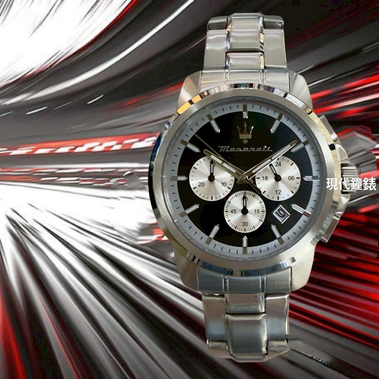 【Maserati 瑪莎拉蒂】Successo 輝煌成就系列三眼腕錶  R8873621052 44mm 現代鐘錶