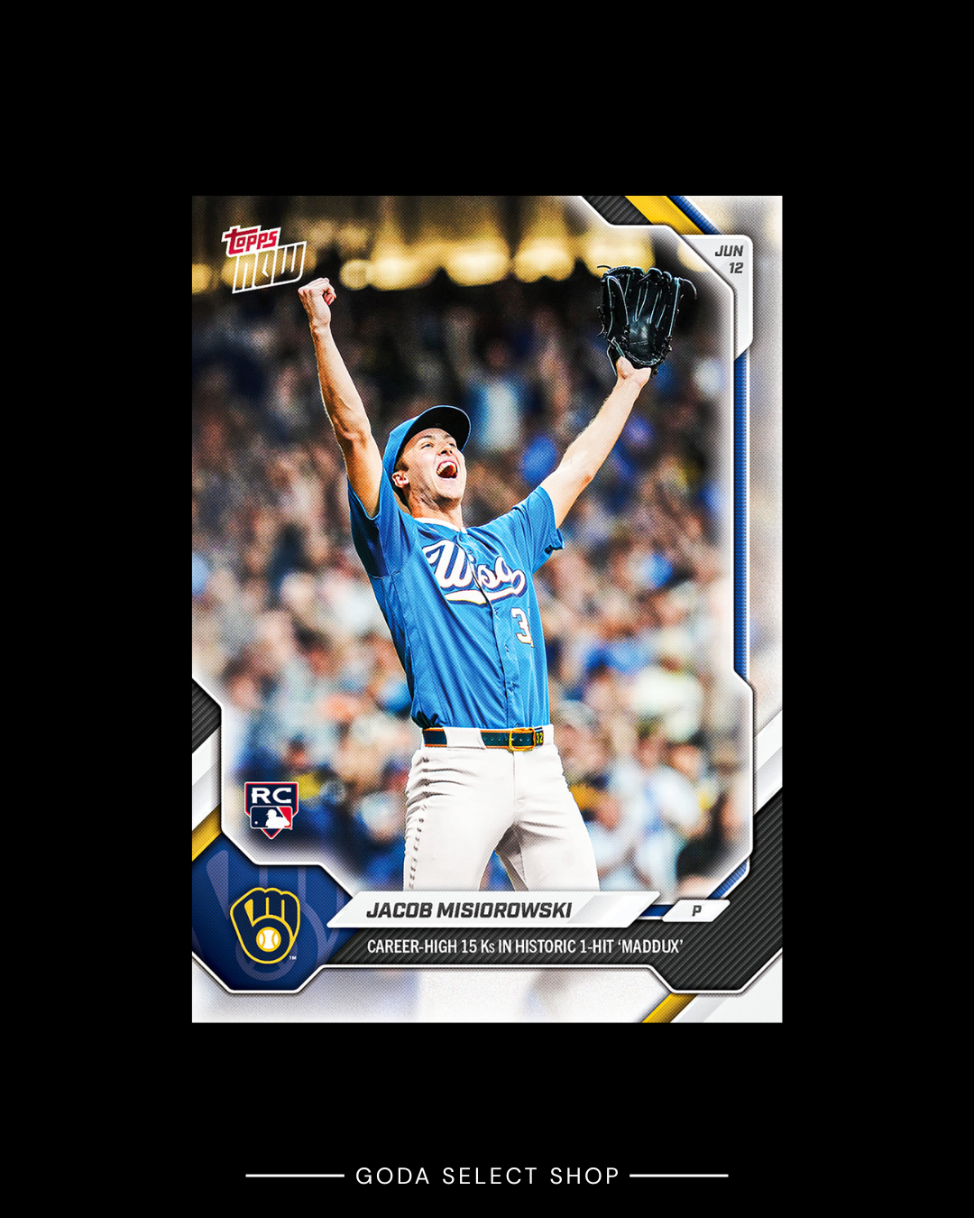 Jacob Misiorowski - 2025-26 NBA Topps NOW® - 球員卡15K RC紀念卡 #325