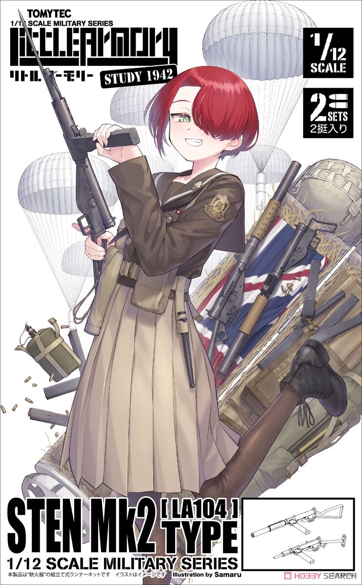 TOMYTEC 1/12 LA104 STEN Mk2 迷你武裝 組裝模型