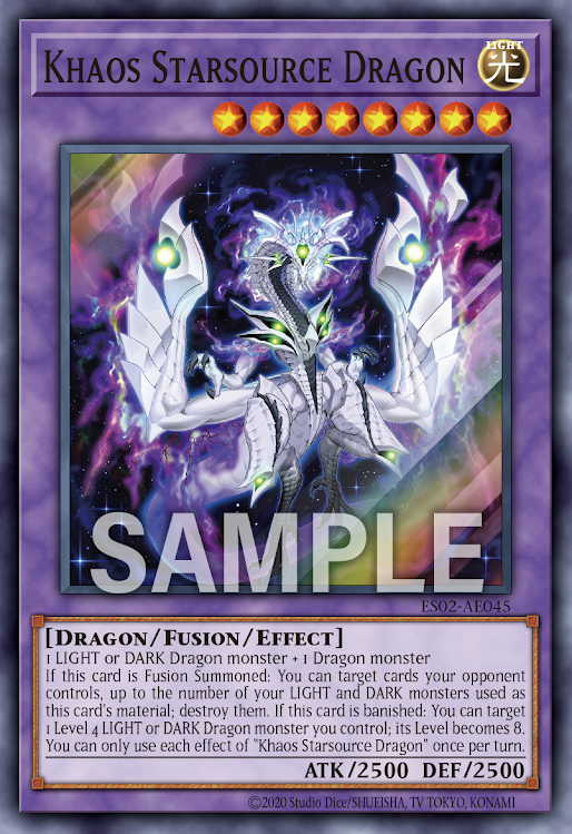 ES02-AE045 (SR)Khaos Starsource Dragon(空隙的原星龍)