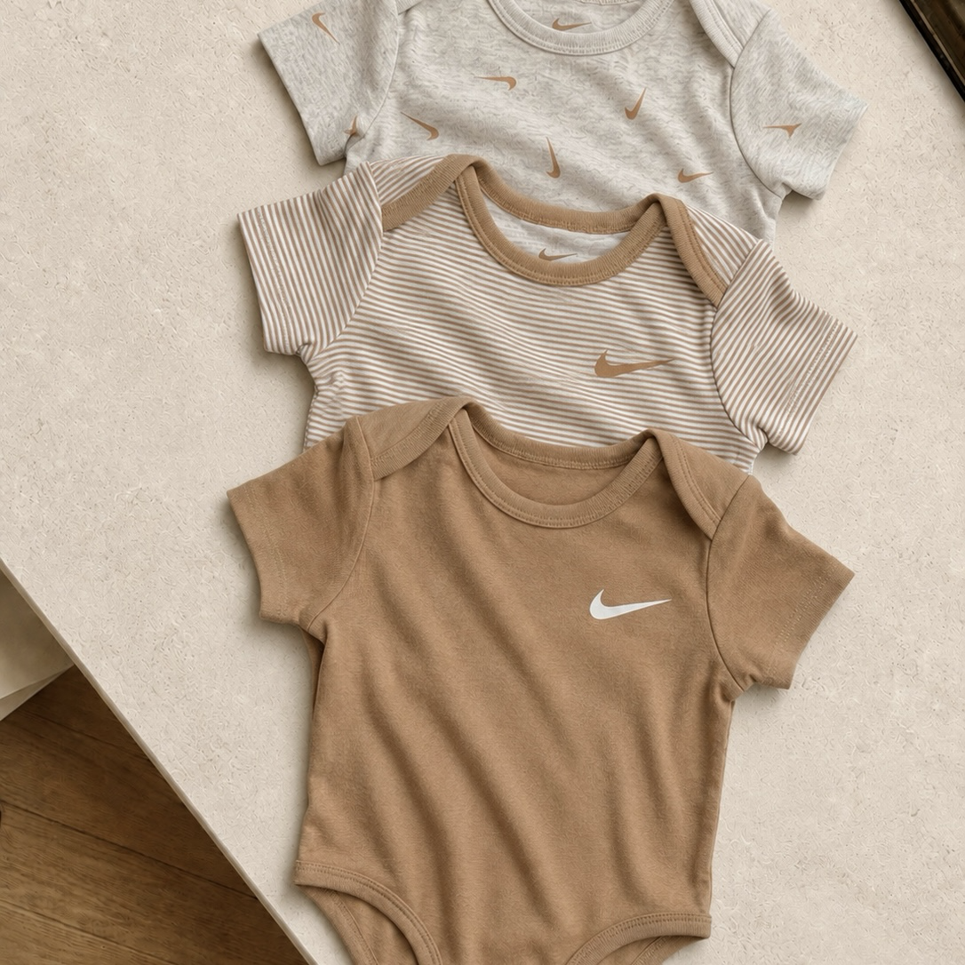(預購）三入組✨NIKE MATCH BODYSUI 包屁衣 嬰兒衣服