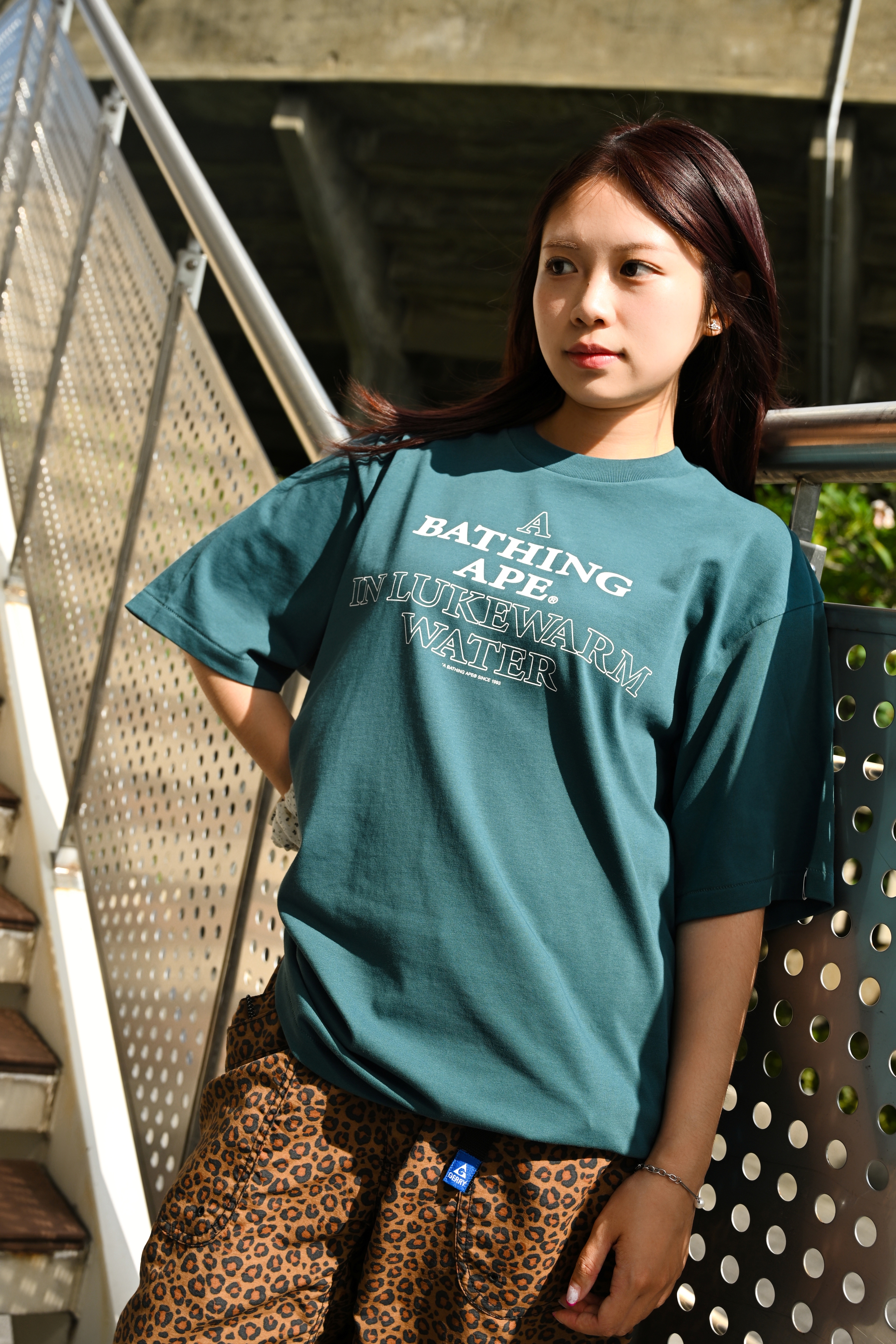☆ETW☆【EASY TO WEAR】BAPE APE HEAD A BATHING APE RELAXED FIT TEE 猿人頭 噴漆 寬鬆版型 短T 塗鴉