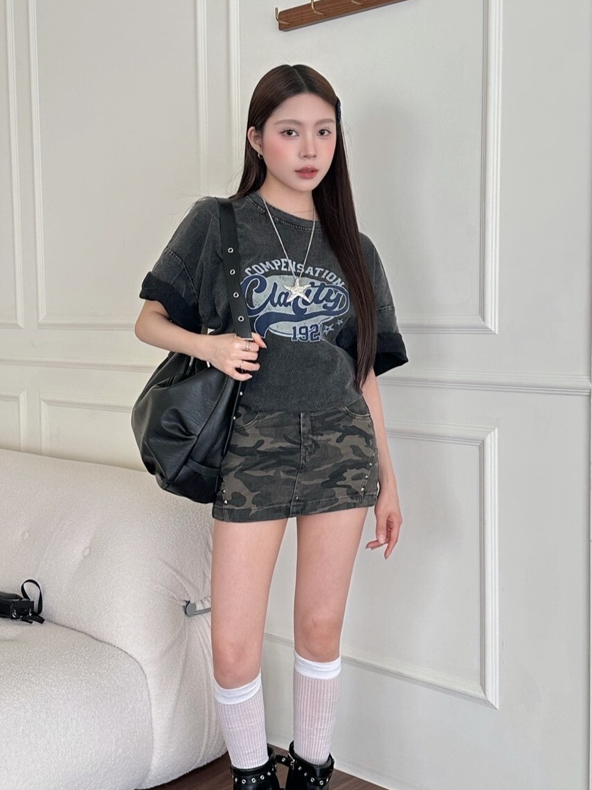 1920水洗感寬鬆大tee