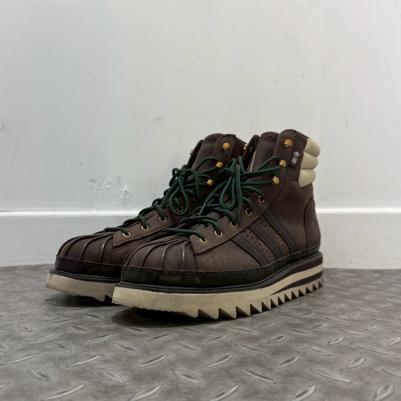 ADIDAS PRO MODEL CLOT BY EDISON CHEN DARK BROWN SIZE 30CM