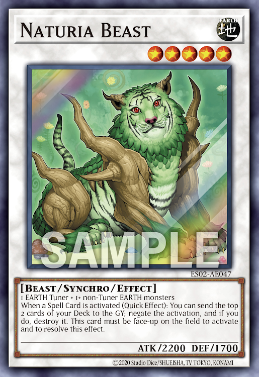 ES02-AE047 (SR)Naturia Beast(自然獸)