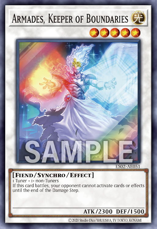 ES02-AE051 (SR)Armades, Keeper of Boundaries(幻層守護者 阿瑪迪斯)