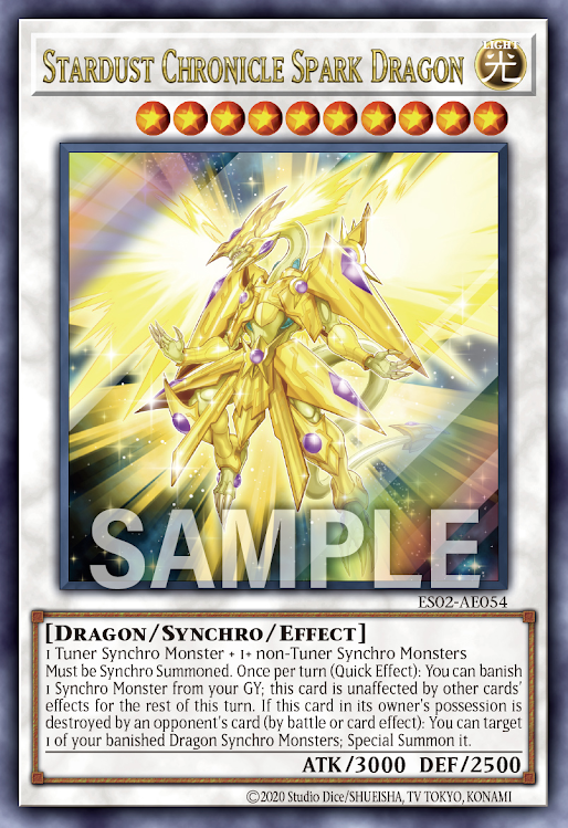 ES02-AE054 (UR/UTR)Stardust Chronicle Spark Dragon(真閃珖龍 星塵編年史)