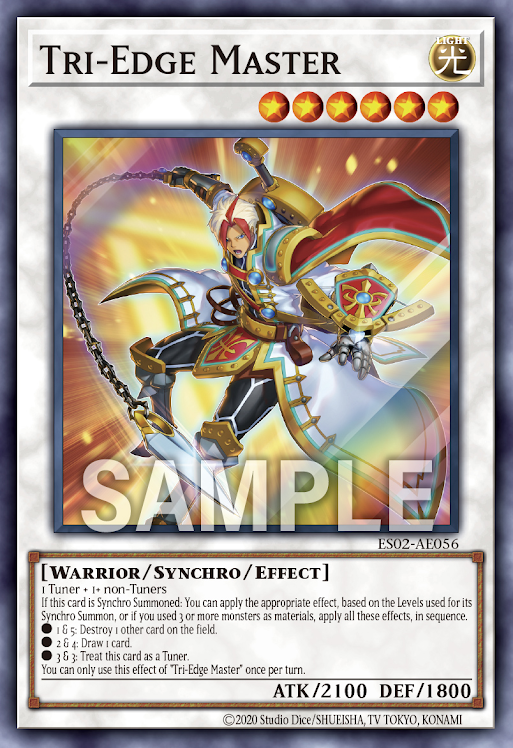 ES02-AE056 (SR/UTR)Tri-Edge Master(三刃大師)