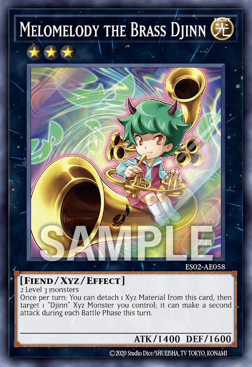 ES02-AE058 (SR)Melomelody the Brass Djinn(管魔人媚媚旋律)