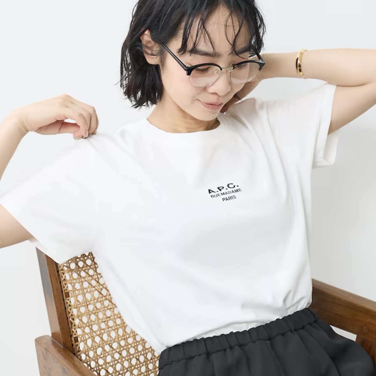 A.P.C. x FREAK'S STORE DESIREE 小字體 刺繡LOGO 短袖 上衣 四色