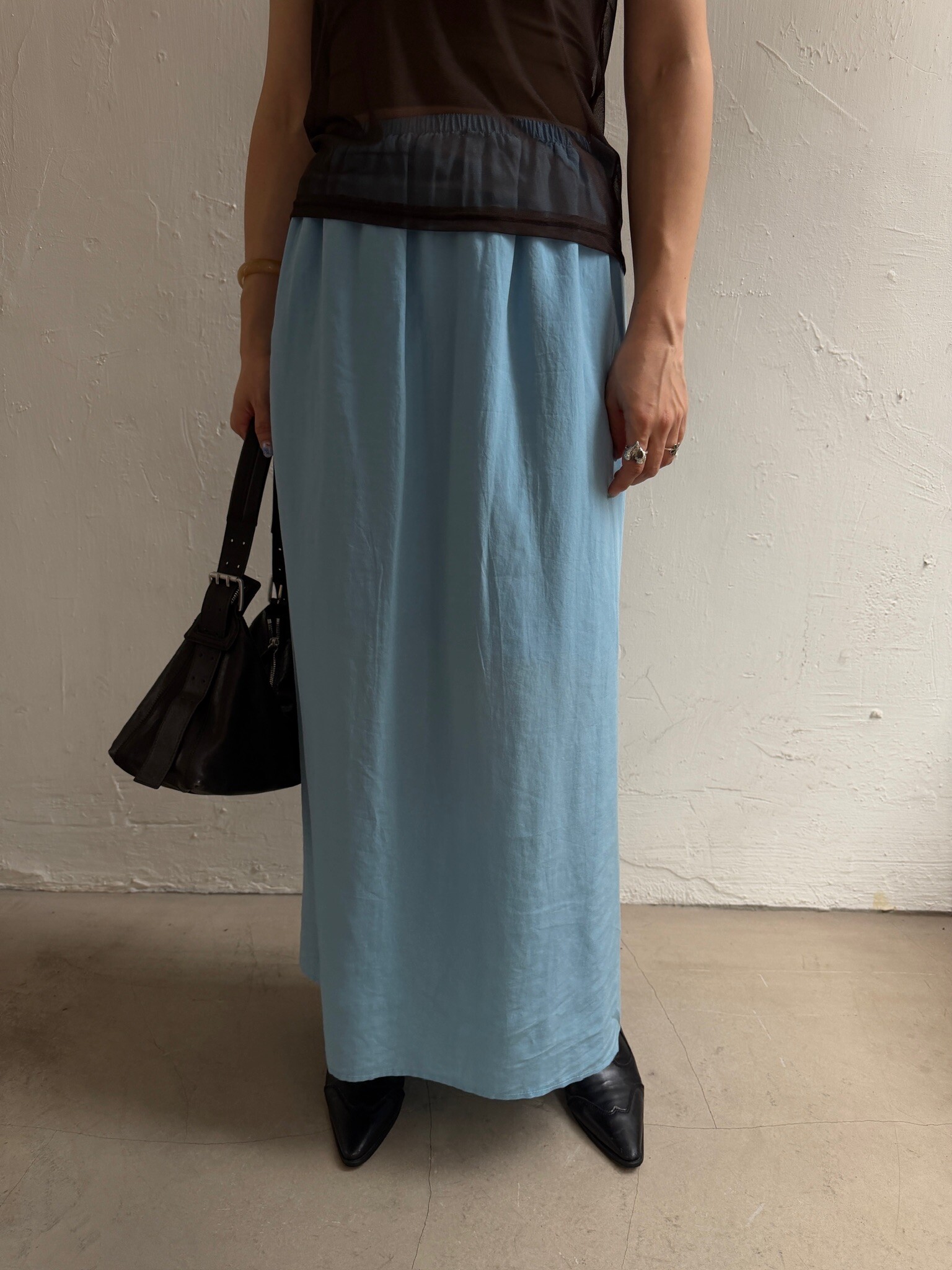 Colourful pencil skirt