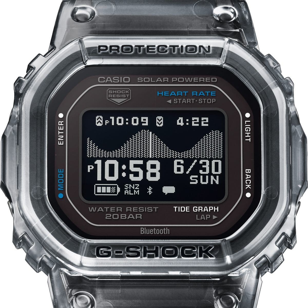 【G-SHOCK】G-LIDE全新GBX-H5600 GBX-H5600-1D  44.5mm現代鐘錶