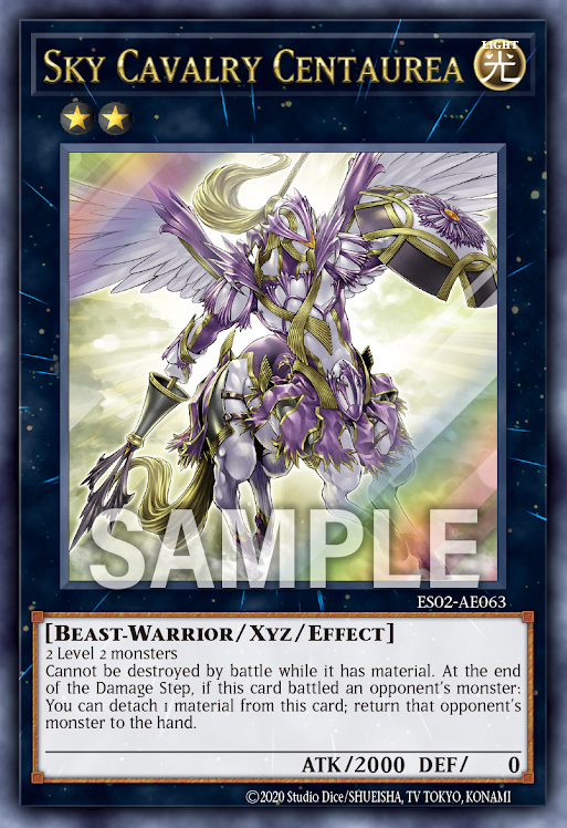 ES02-AE063 (UR)Sky Cavalry Centaurea(神騎 聖人馬)