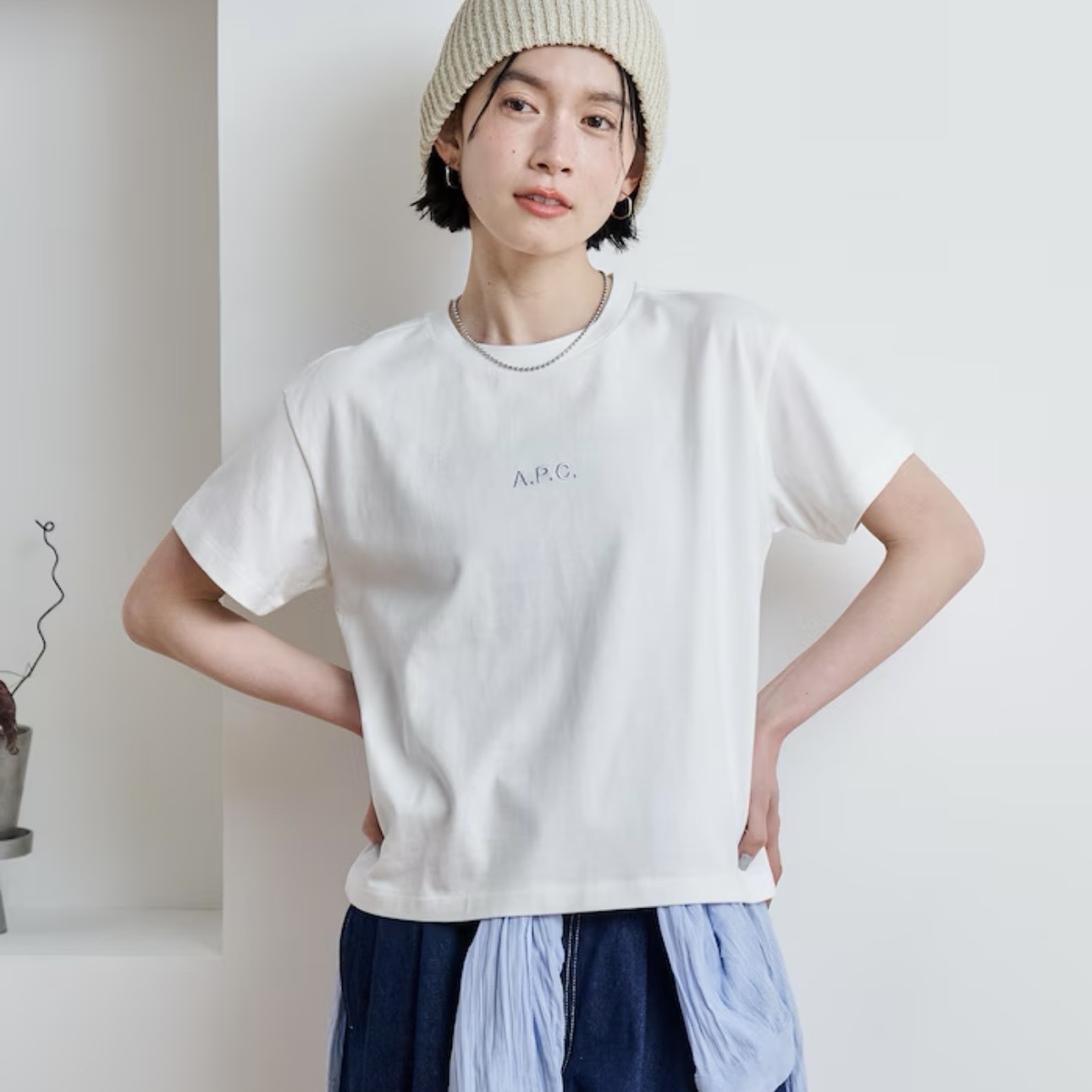 A.P.C. x FREAK'S STORE BOXY T-SHIRT 經典LOGO 極簡主義 短袖 上衣 四色