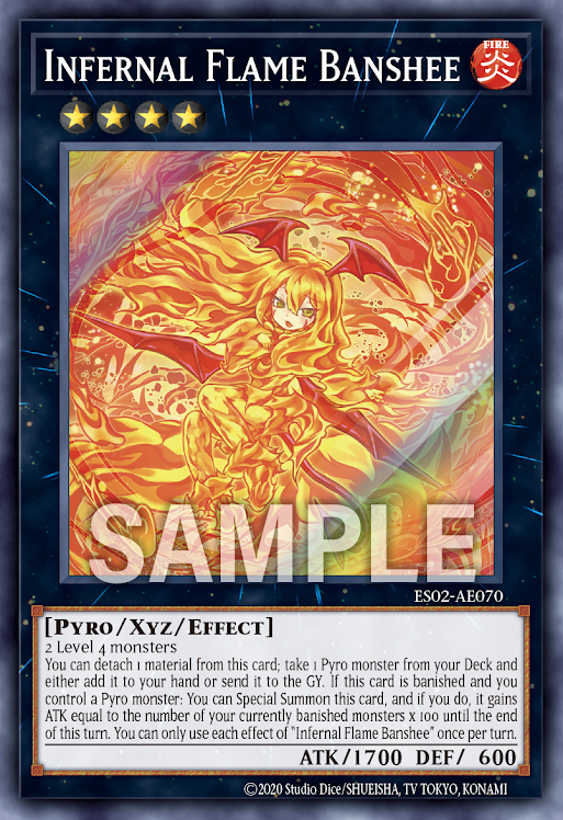 ES02-AE070 (SR/UTR)Infernal Flame Banshee(獄火女妖)