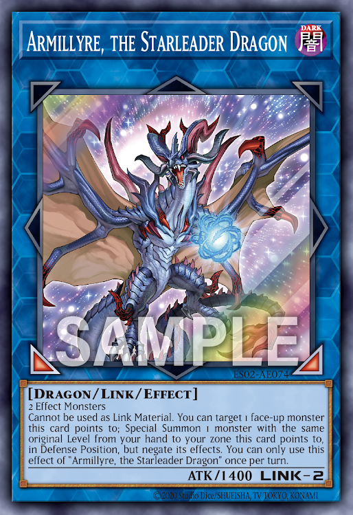 ES02-AE074 (SR)Armillyre, the Starleader Dragon(星導龍 阿米萊爾)