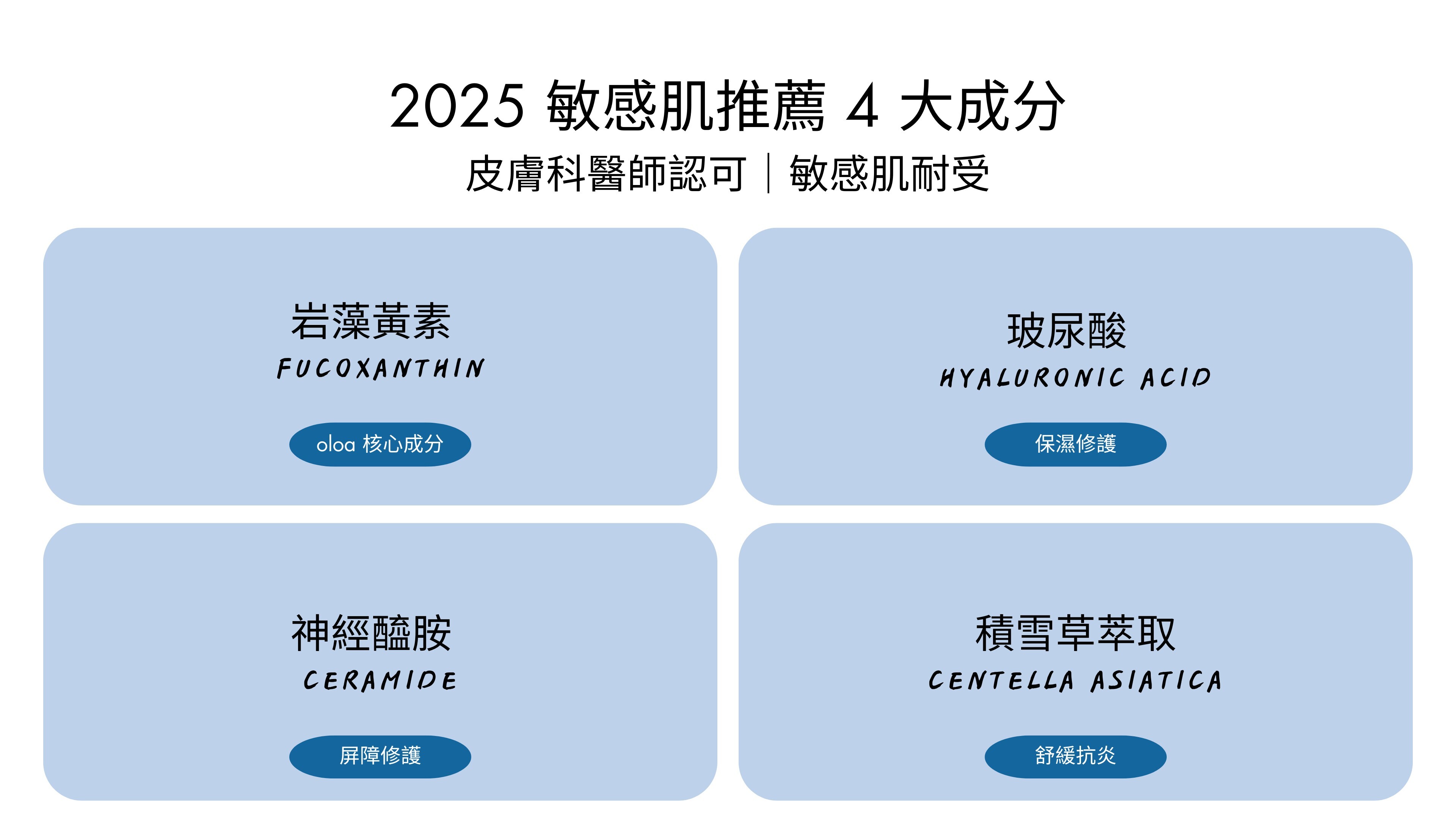 2025 敏感肌推薦 4 大成分 皮膚科醫師認可|敏感肌耐受