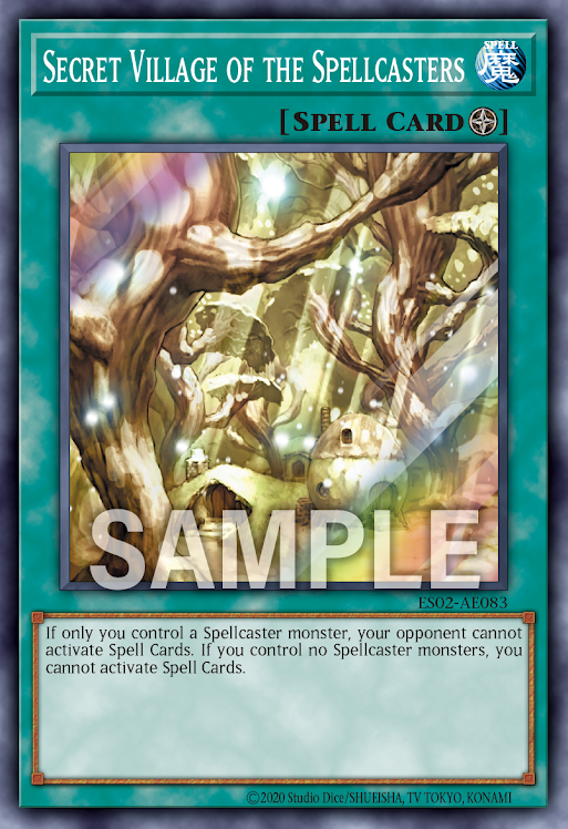 ES02-AE083 (SR/UTR)Secret Village of the Spellcasters(魔法族之里)