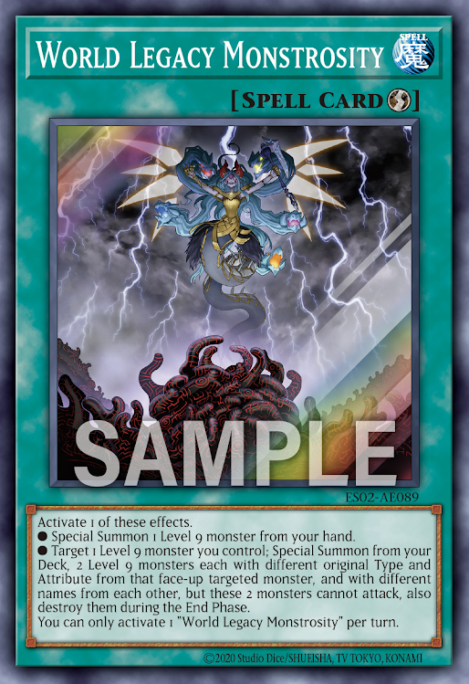 ES02-AE089 (SR/UTR)World Legacy Monstrosity(星遺物的胎導)