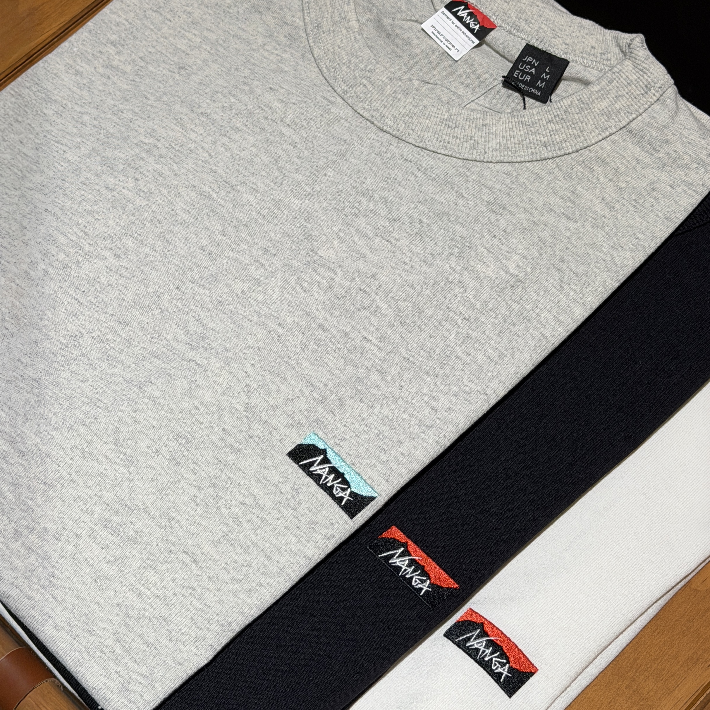 【現貨】NANGA 基本款 胸前小box刺繡logo短tee NW2411-1G804