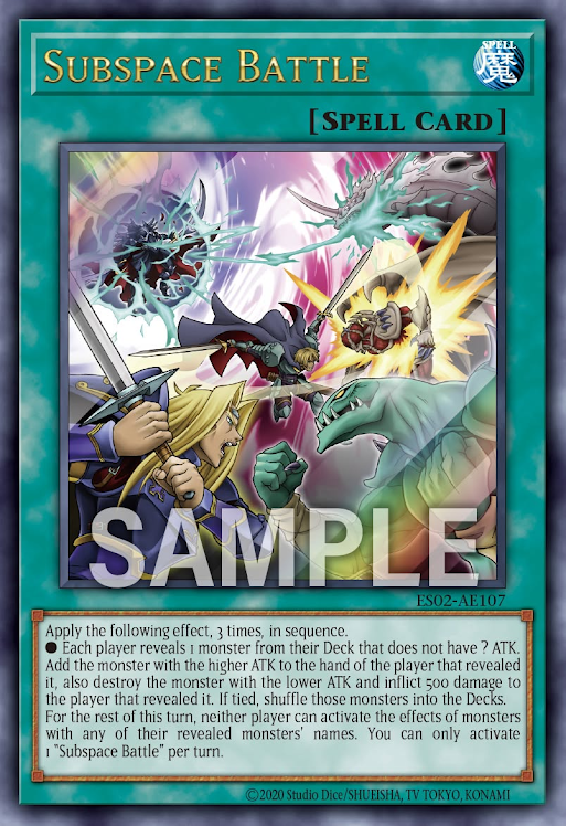 ES02-AE107 (UR)Subspace Battle(亞空間戰鬥)