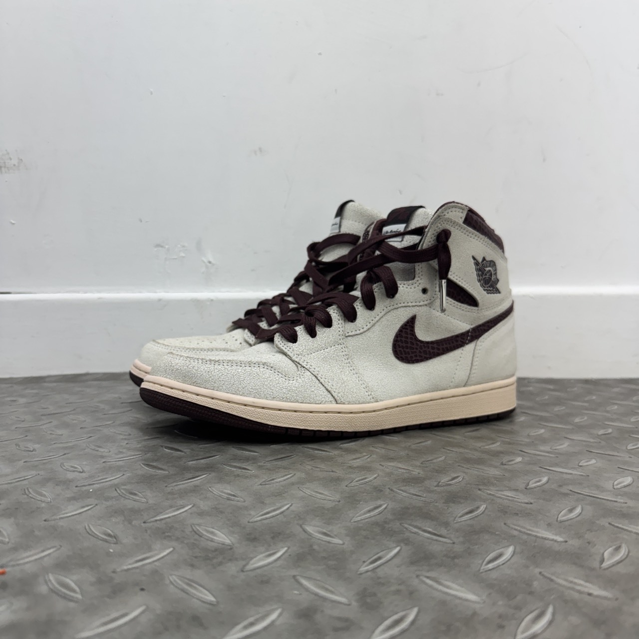 A ma maniere x Nike Air Jordan 1 High OG "Sail and burgundy" SIZE 29.5CM