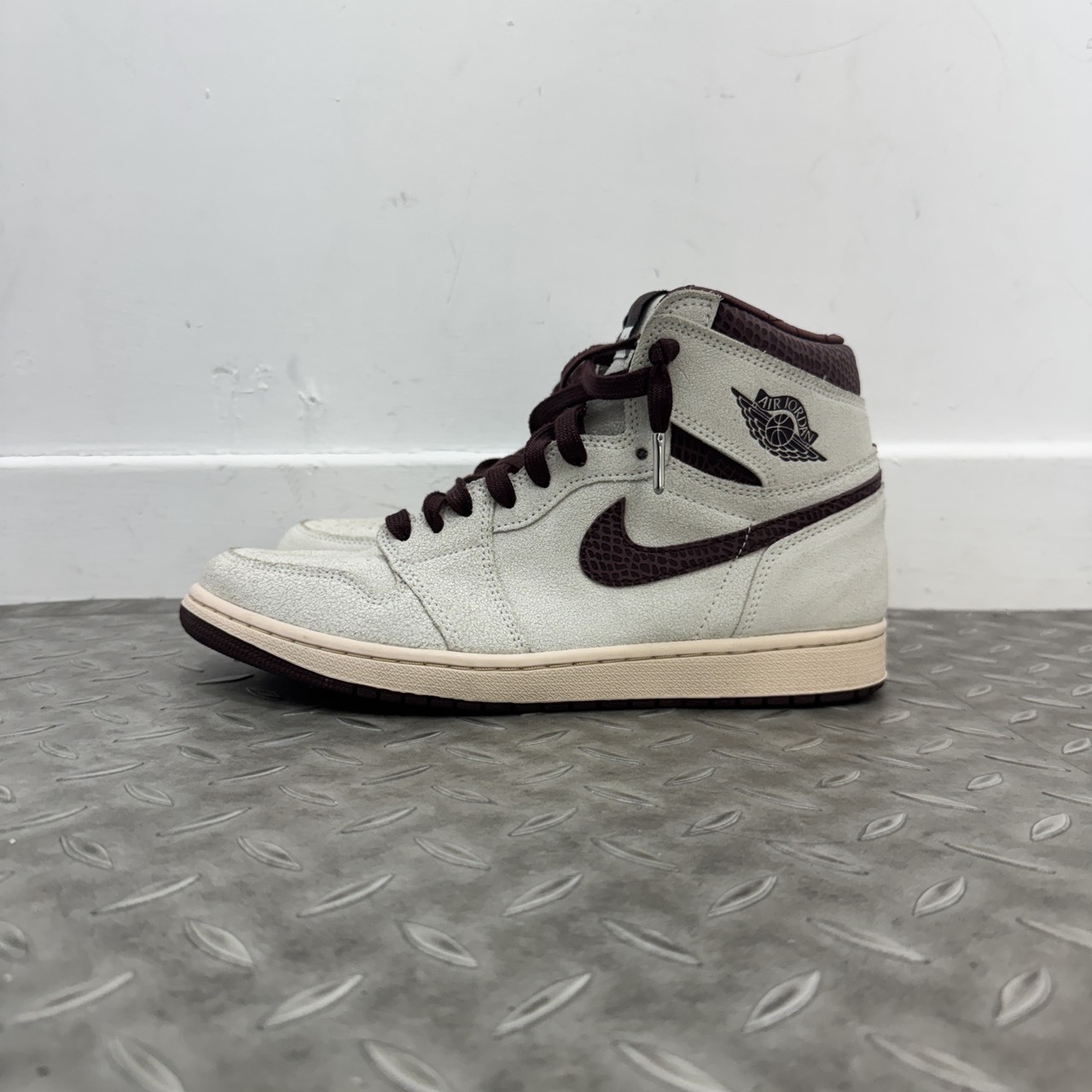 A ma maniere x Nike Air Jordan 1 High OG "Sail and burgundy" SIZE 29.5CM